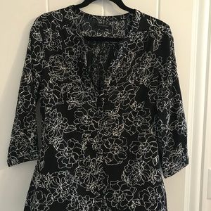 NWOT Banana republic 3/4 sleeve blouse